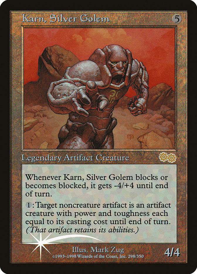 Karn, Silver Golem [Arena League 1999] | Nerdhalla Games