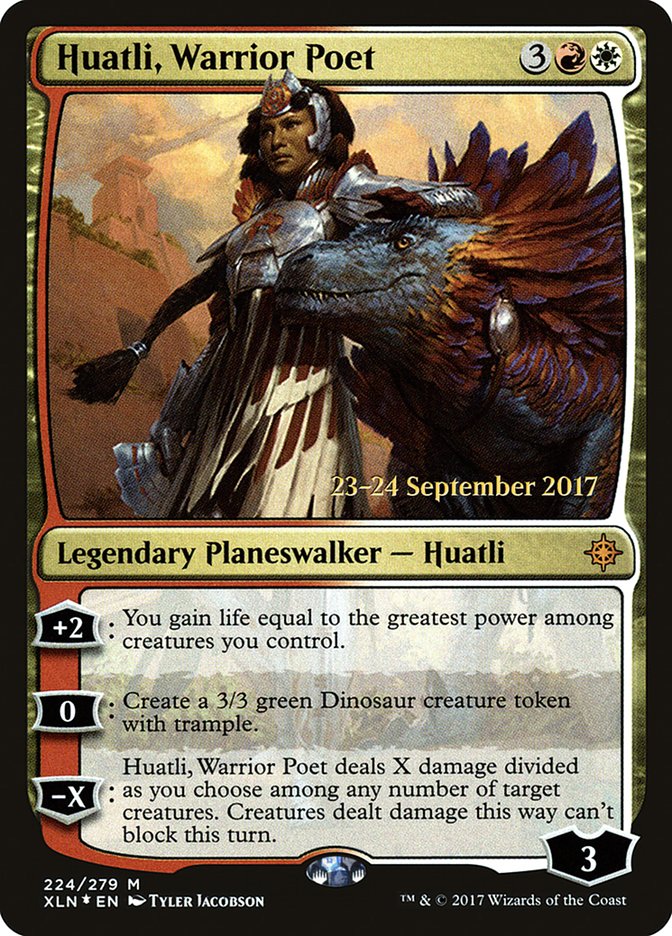 Huatli, Warrior Poet  [Ixalan Prerelease Promos] | Nerdhalla Games