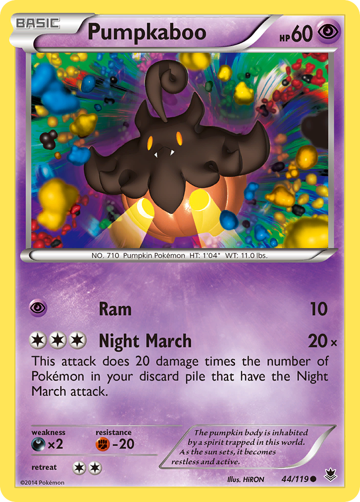 Pumpkaboo (44/119) [XY: Phantom Forces] | Nerdhalla Games