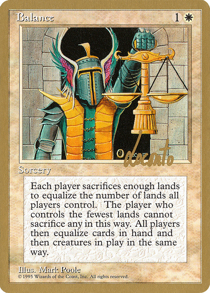 Balance (Michael Loconto) [Pro Tour Collector Set] | Nerdhalla Games