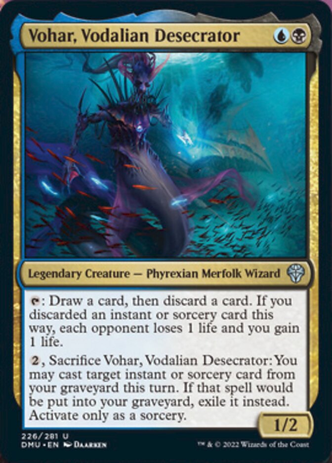 Vohar, Vodalian Desecrator [Dominaria United] | Nerdhalla Games