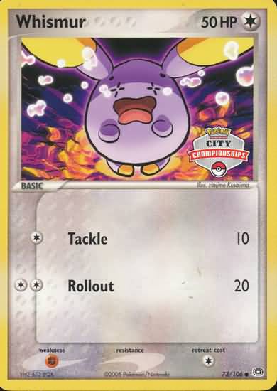 Whismur (73/106) (City Championship) [EX: Emerald] | Nerdhalla Games