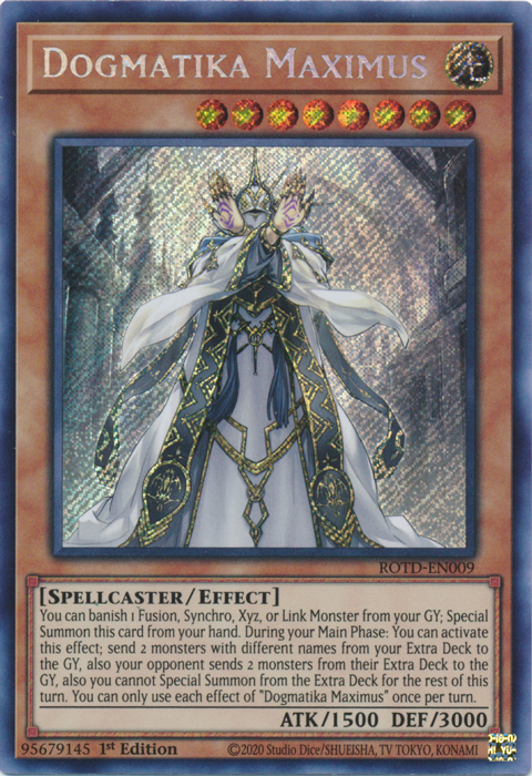 Dogmatika Maximus [ROTD-EN009] Secret Rare | Nerdhalla Games