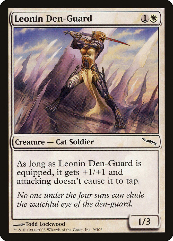 Leonin Den-Guard [Mirrodin] | Nerdhalla Games