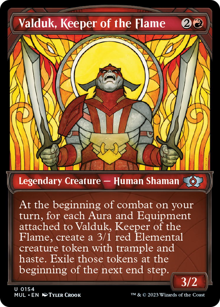 Valduk, Keeper of the Flame (Halo Foil) [Multiverse Legends] | Nerdhalla Games