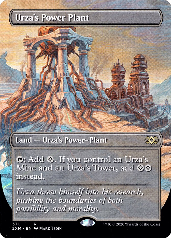 Urza's Power Plant (Borderless) [Double Masters] | Nerdhalla Games