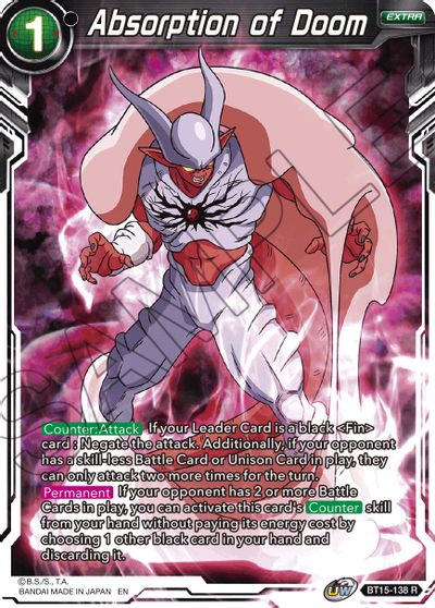 Absorption of Doom [BT15-138] | Nerdhalla Games