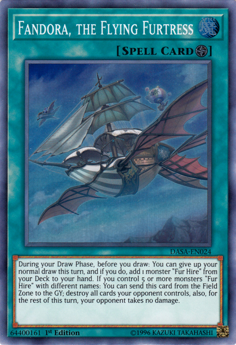 Fandora, the Flying Furtress [DASA-EN024] Super Rare | Nerdhalla Games