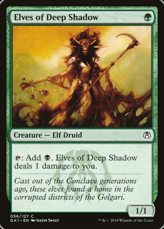 Elves of Deep Shadow [Guilds of Ravnica Guild Kit] | Nerdhalla Games