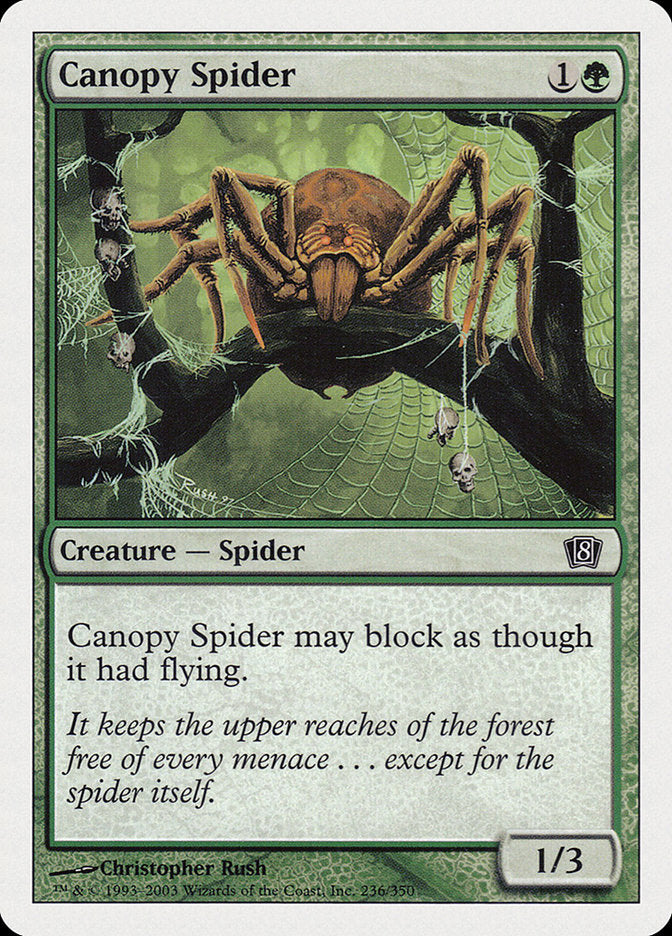 Canopy Spider [Eighth Edition] | Nerdhalla Games