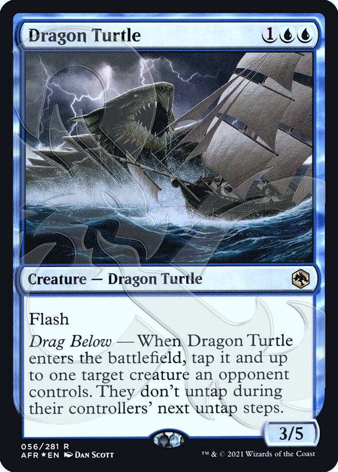 Dragon Turtle (Ampersand Promo) [Dungeons & Dragons: Adventures in the Forgotten Realms Promos] | Nerdhalla Games