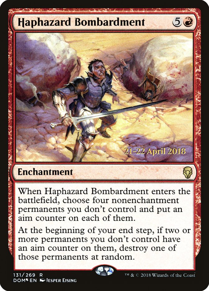 Haphazard Bombardment  [Dominaria Prerelease Promos] | Nerdhalla Games