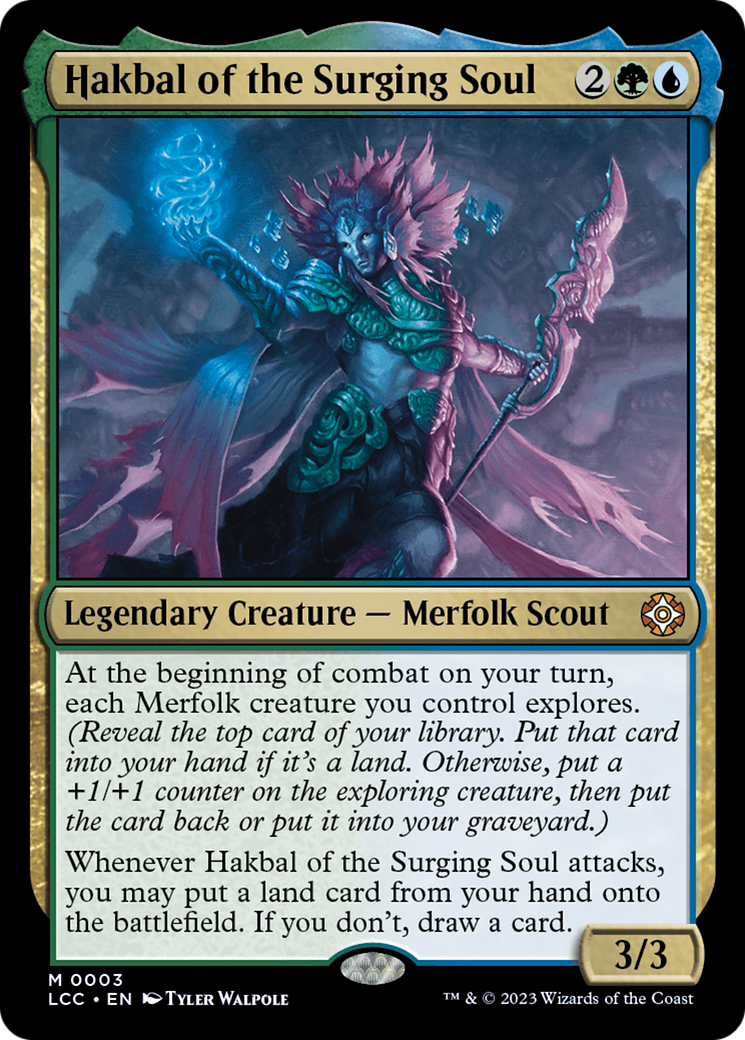 Hakbal of the Surging Soul [The Lost Caverns of Ixalan Commander] | Nerdhalla Games