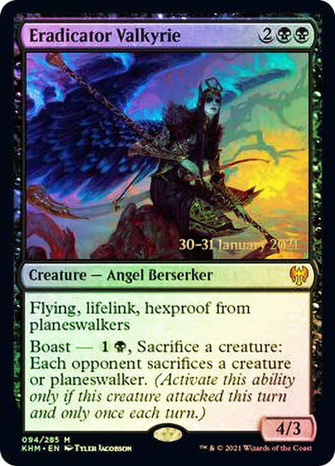 Eradicator Valkyrie  [Kaldheim Prerelease Promos] | Nerdhalla Games