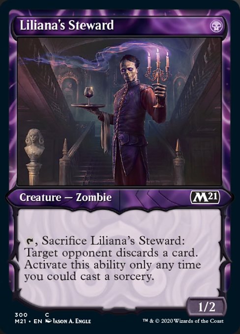 Liliana's Steward (Showcase) [Core Set 2021] | Nerdhalla Games