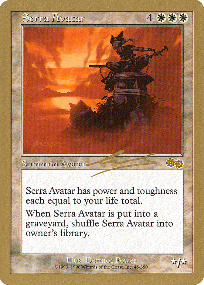 Serra Avatar (Nicolas Labarre) [World Championship Decks 2000] | Nerdhalla Games