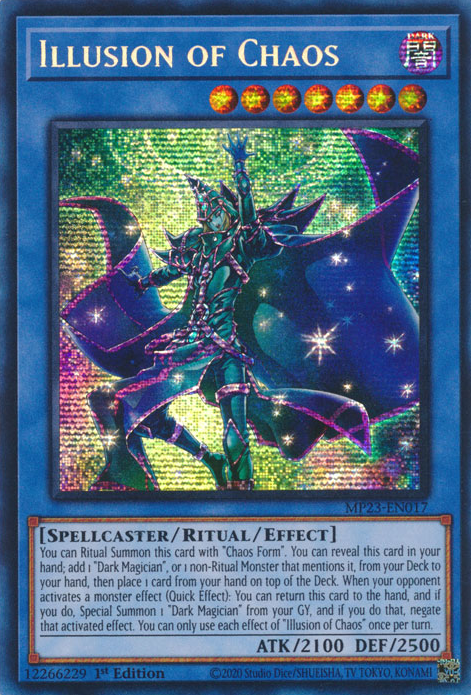 Illusion of Chaos [MP23-EN017] Prismatic Secret Rare | Nerdhalla Games