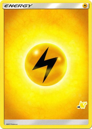 Lightning Energy (Pikachu Stamp #48) [Battle Academy 2020] | Nerdhalla Games