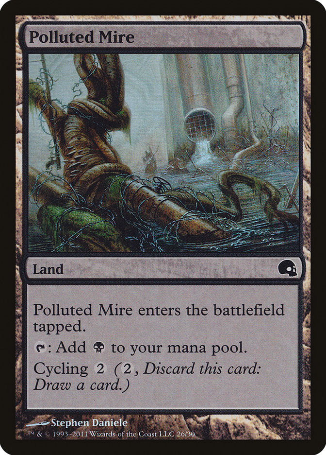 Polluted Mire [Premium Deck Series: Graveborn] | Nerdhalla Games