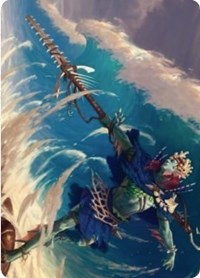 Tazeem Roilmage Art Card [Zendikar Rising Art Series] | Nerdhalla Games