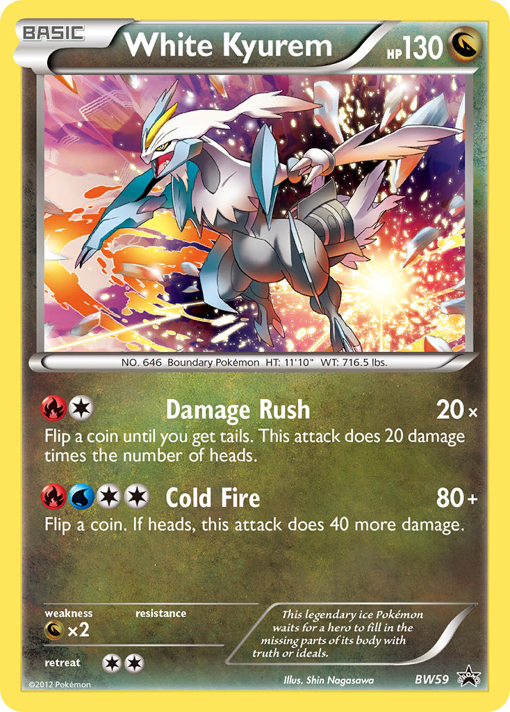 White Kyurem (BW59) [Black & White: Black Star Promos] | Nerdhalla Games