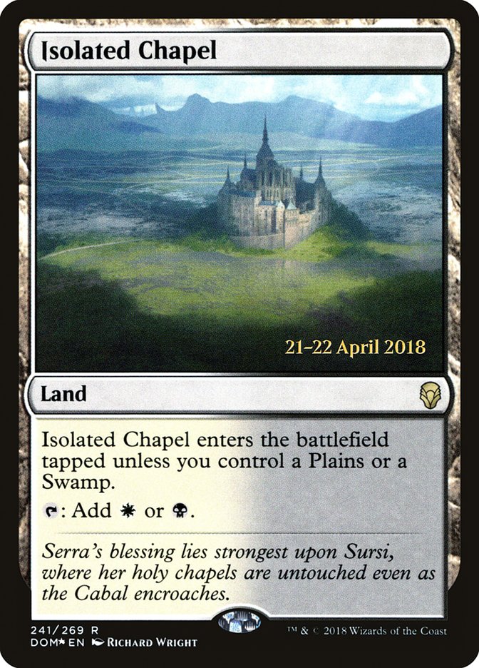 Isolated Chapel  [Dominaria Prerelease Promos] | Nerdhalla Games