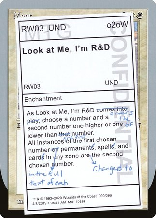 Look at Me, I'm R&D [Unsanctioned] | Nerdhalla Games