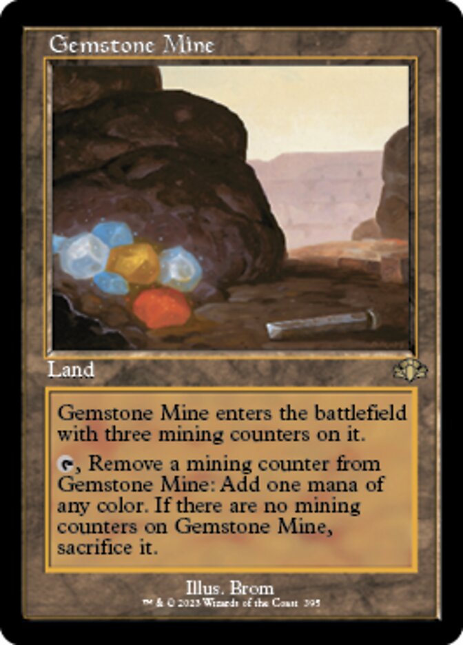 Gemstone Mine (Retro) [Dominaria Remastered] | Nerdhalla Games