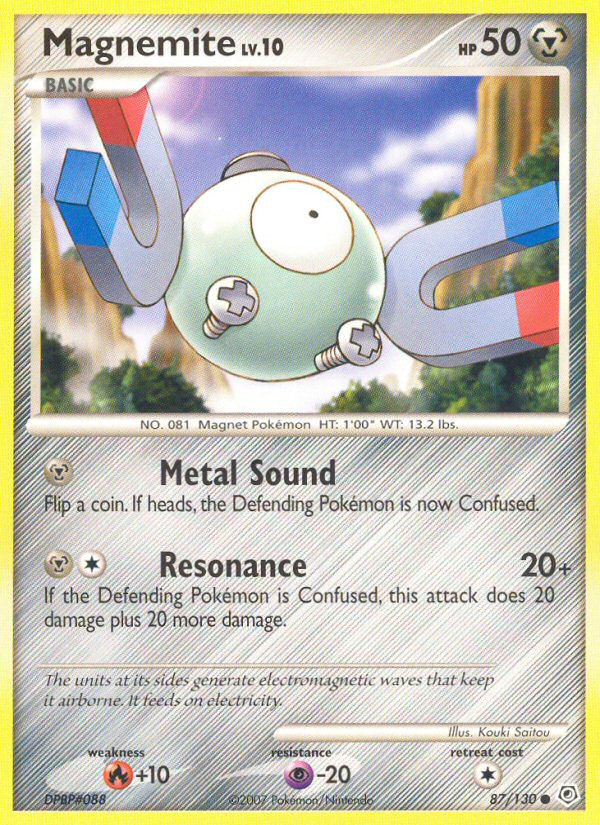 Magnemite (87/130) [Diamond & Pearl: Base Set] | Nerdhalla Games