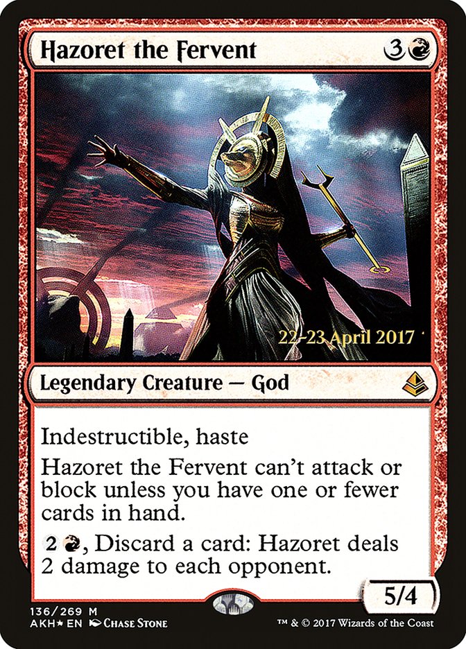 Hazoret the Fervent  [Amonkhet Prerelease Promos] | Nerdhalla Games