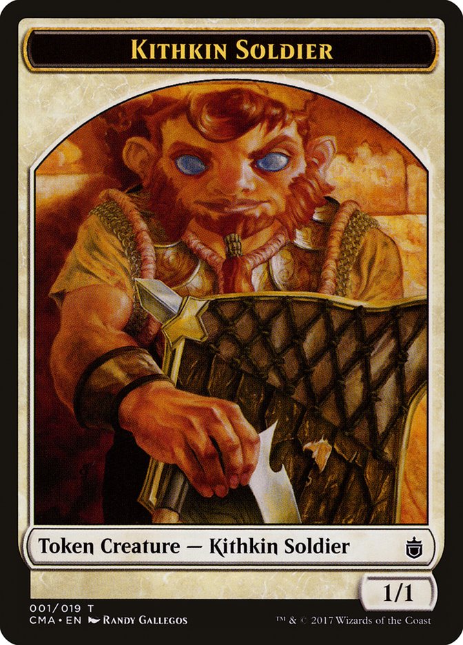 Kithkin Soldier [Commander Anthology Tokens] | Nerdhalla Games