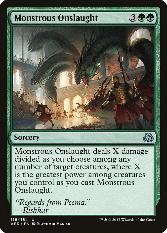 Monstrous Onslaught [Aether Revolt] | Nerdhalla Games