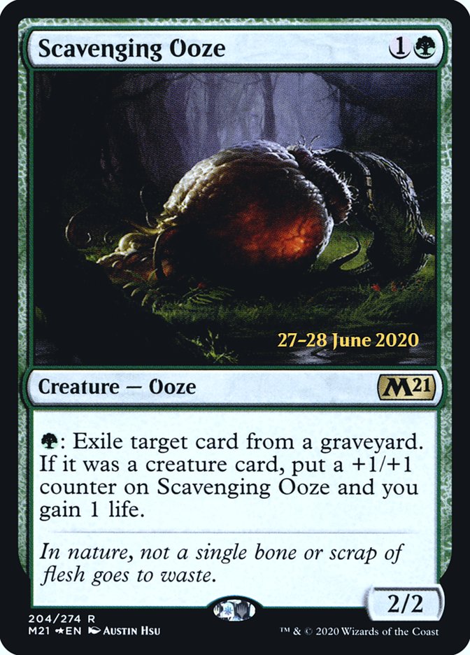 Scavenging Ooze  [Core Set 2021 Prerelease Promos] | Nerdhalla Games