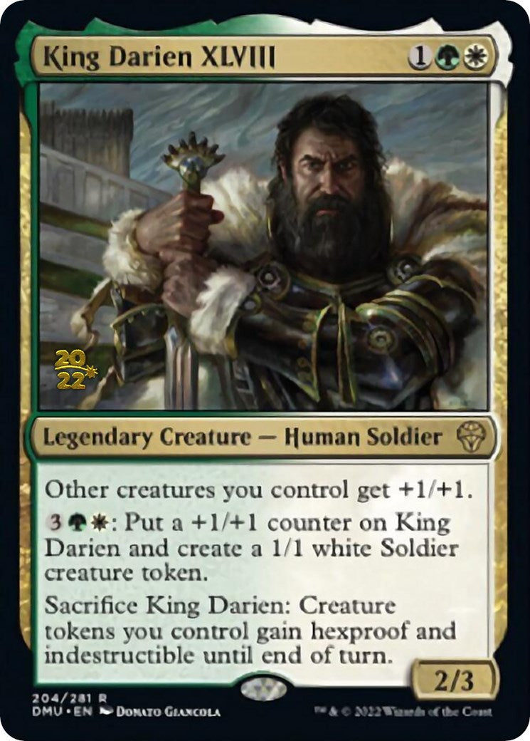 King Darien XLVIII [Dominaria United Prerelease Promos] | Nerdhalla Games