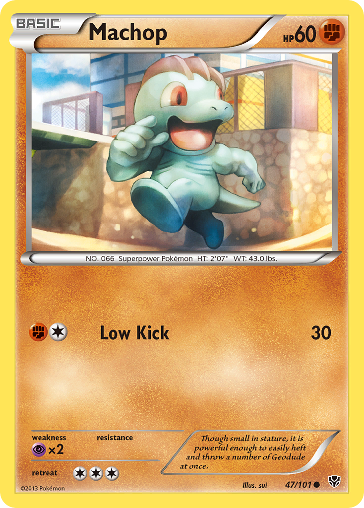 Machop (47/101) [Black & White: Plasma Blast] | Nerdhalla Games