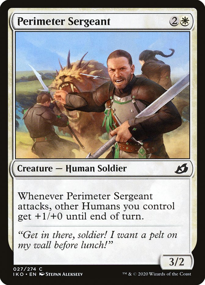 Perimeter Sergeant [Ikoria: Lair of Behemoths] | Nerdhalla Games