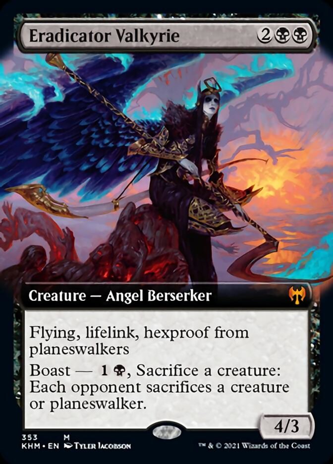 Eradicator Valkyrie (Extended Art) [Kaldheim] | Nerdhalla Games