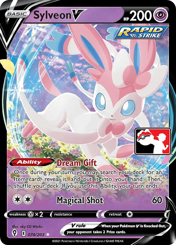 Sylveon V (074/203) [Prize Pack Series One] | Nerdhalla Games