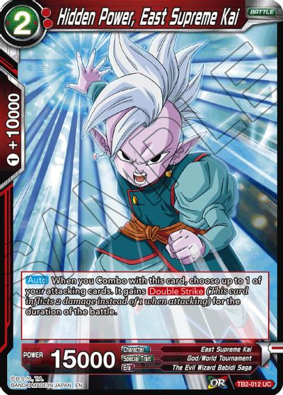 Hidden Power, East Supreme Kai (Reprint) (TB2-012) [Battle Evolution Booster] | Nerdhalla Games