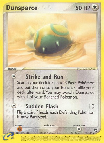 Dunsparce (60/100) [EX: Sandstorm] | Nerdhalla Games