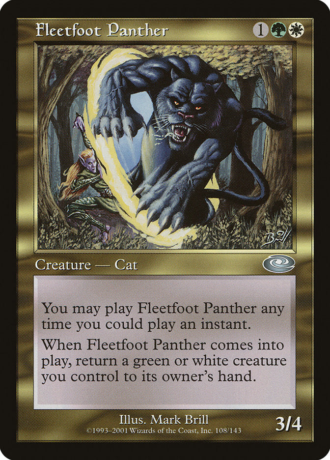 Fleetfoot Panther [Planeshift] | Nerdhalla Games