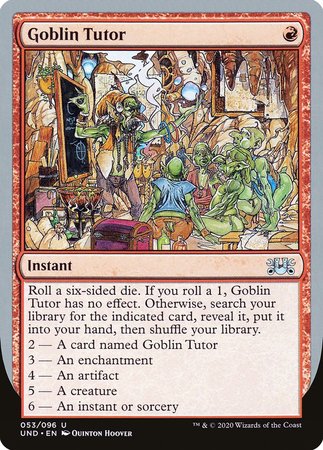 Goblin Tutor [Unsanctioned] | Nerdhalla Games