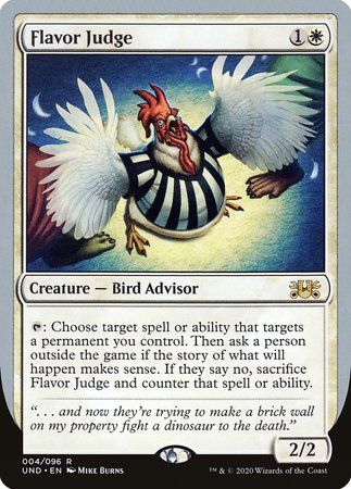 Flavor Judge [Unsanctioned] | Nerdhalla Games