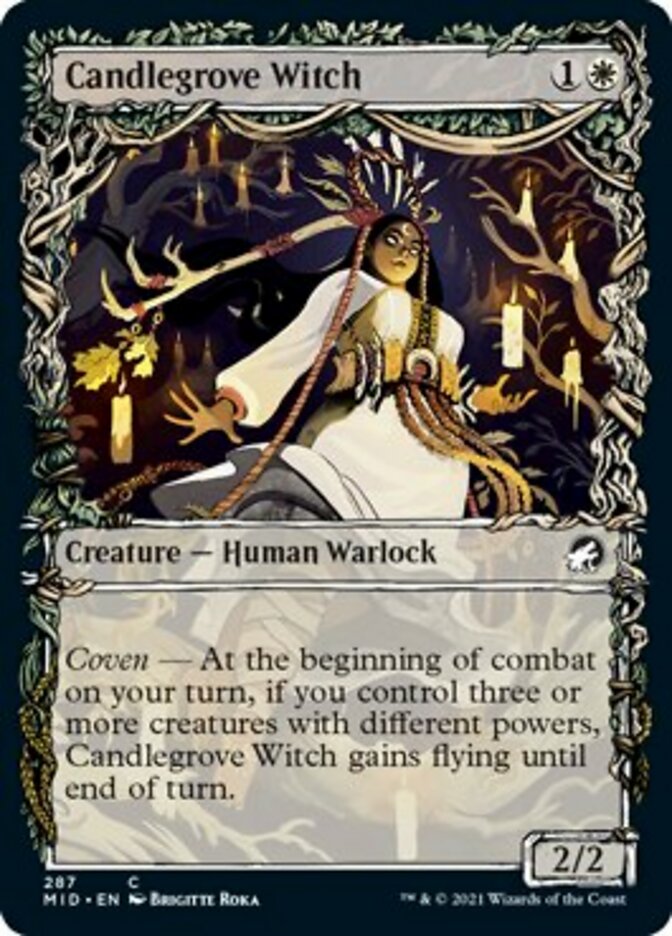 Candlegrove Witch (Showcase Equinox) [Innistrad: Midnight Hunt] | Nerdhalla Games