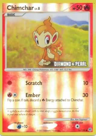 Chimchar (76/130) [Burger King Promos: 2008 Collection] | Nerdhalla Games