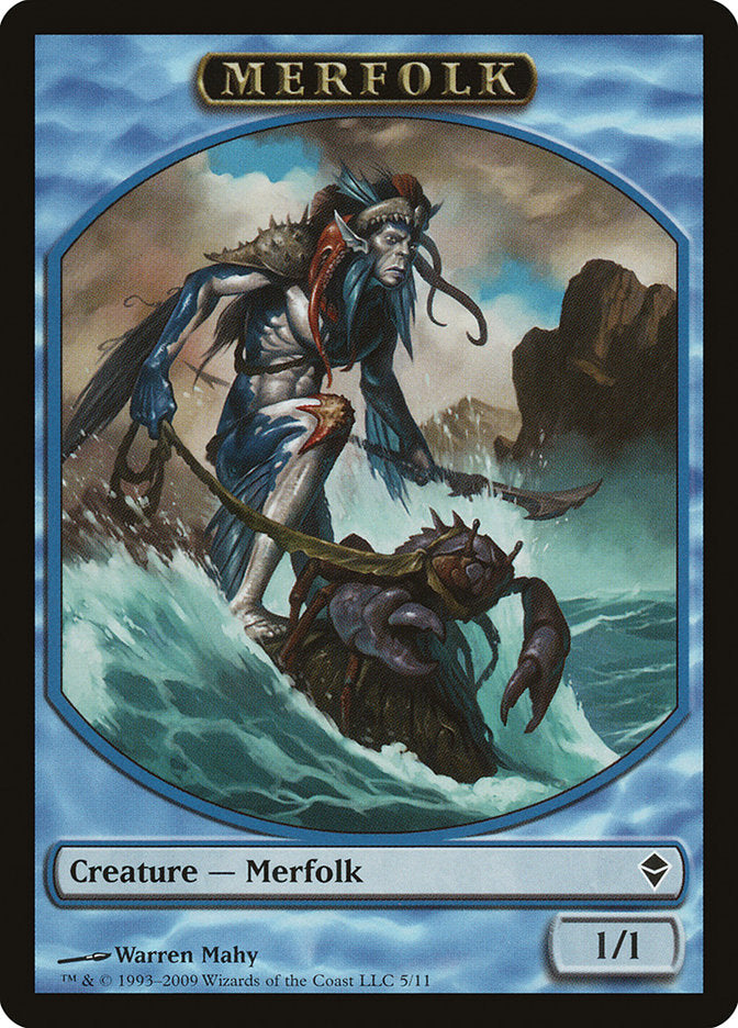 Merfolk [Zendikar Tokens] | Nerdhalla Games