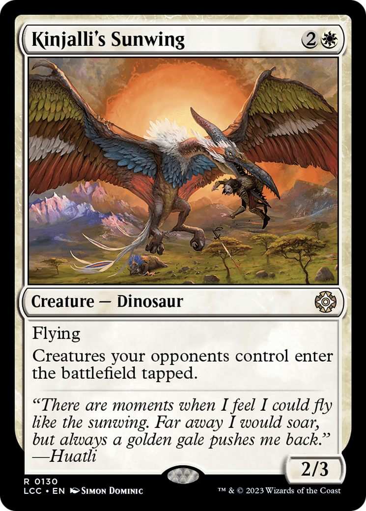 Kinjalli's Sunwing [The Lost Caverns of Ixalan Commander] | Nerdhalla Games