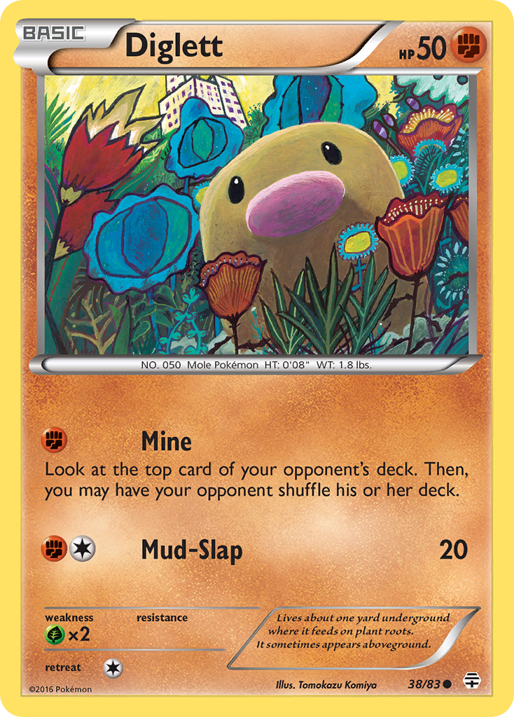 Diglett (38/83) [XY: Generations] | Nerdhalla Games