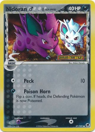 Nidoran (57/101) (Male) (Delta Species) (Stamped) [EX: Dragon Frontiers] | Nerdhalla Games