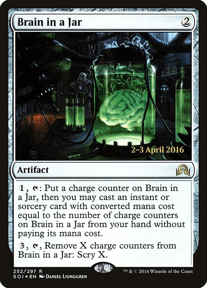 Brain in a Jar [Shadows over Innistrad Prerelease Promos] | Nerdhalla Games